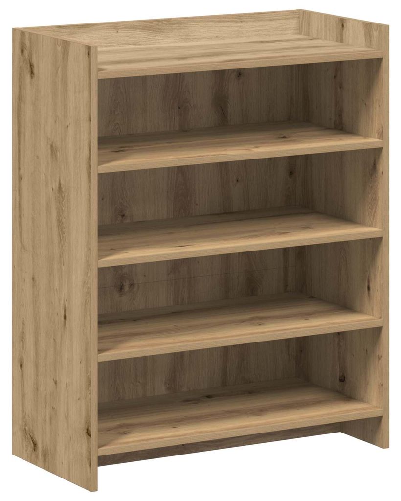 vidaXL Schuhschrank Artisan-Eiche 73,5 x 36 x 92 cm Holzwerkstoff