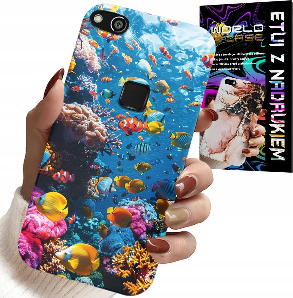 Fall Für Huawei P9 Lite 2016 - Riff Bunte Fische Unterwasser Fischwelt