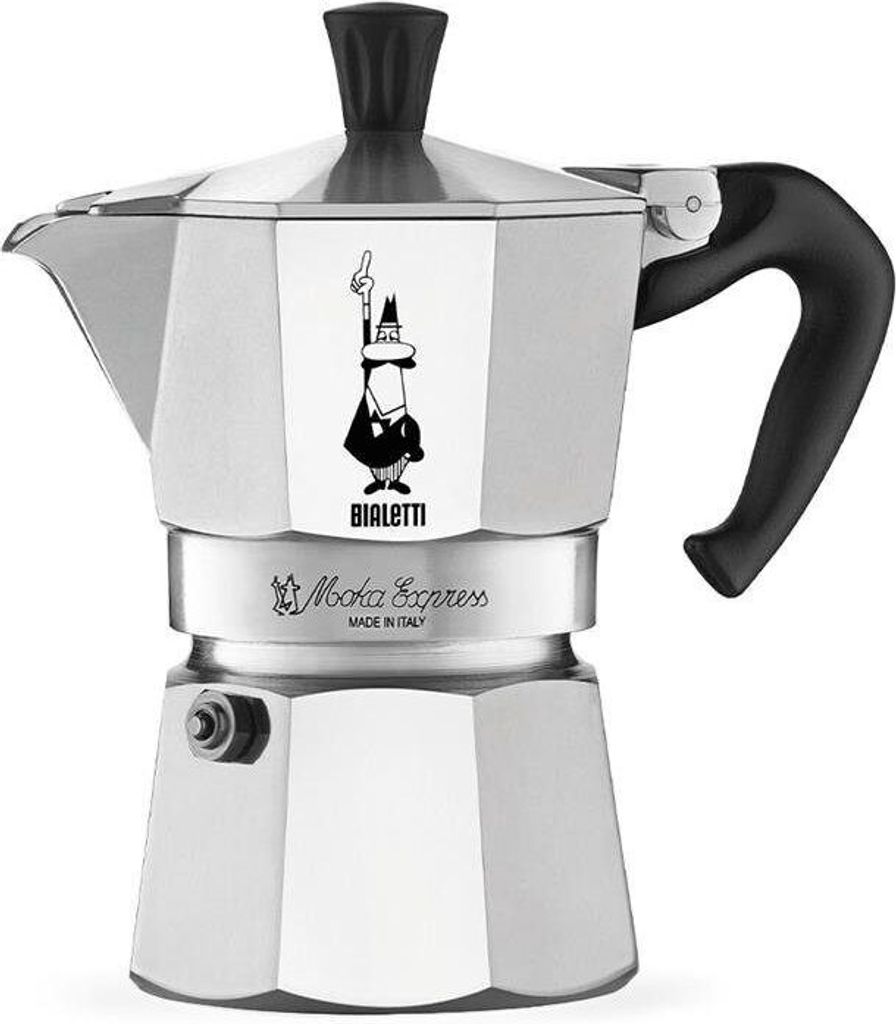 Bialetti Espressokocher Moka Express 2 Tassen, silber Produktbild
