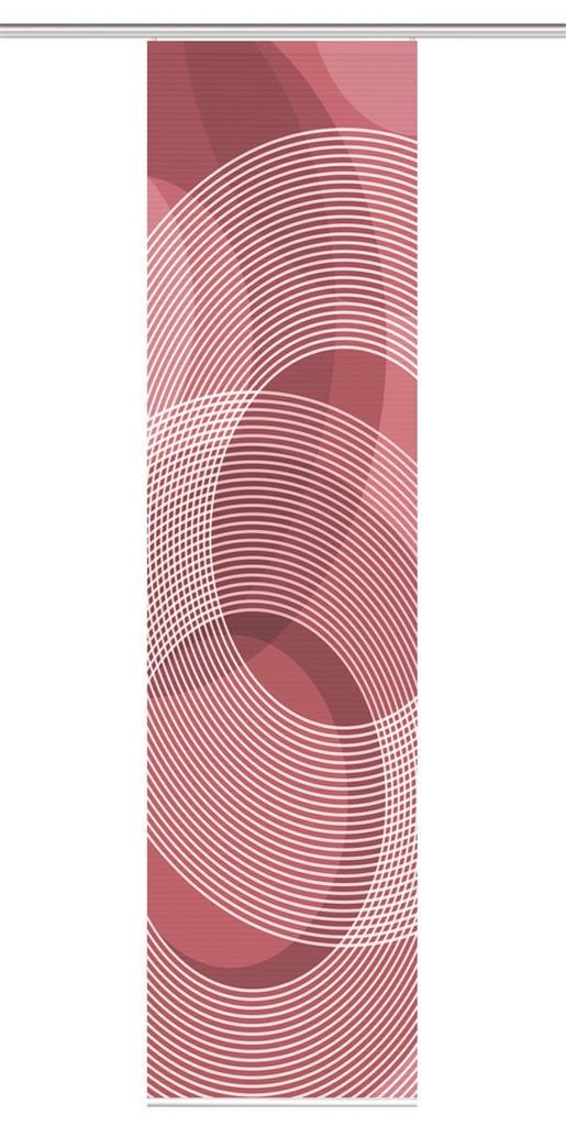 HOME in green Home In Green | Schiebevorhang Bambusoptik Recycelt Digitaldruck "Afonso" 245 x 60 cm 1x Schiebewand inkl. Paneelwagen und Klemmleist...