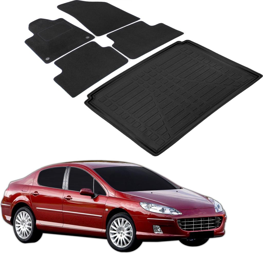 Ensemble Tapis Velours Sur Mesure et Coffre TPE pour Image du produit 