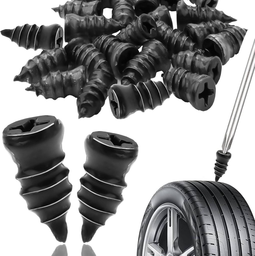 48 Pièces Reifen Reparaturset Kfz Reifenreparaturset Auto Produktbild 