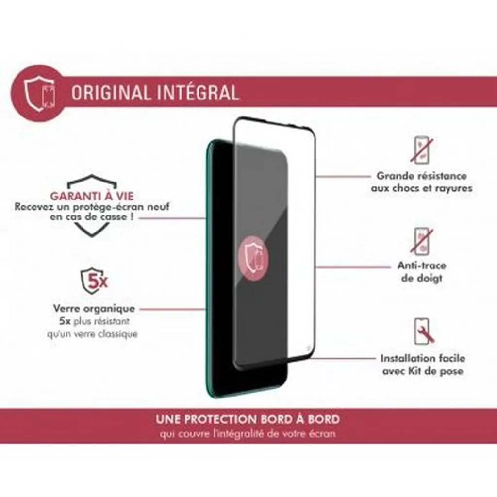 Sconto Force Glass Huawei P40 Lite - Pellicola Vetro 2.5D Anti-Uto - 2