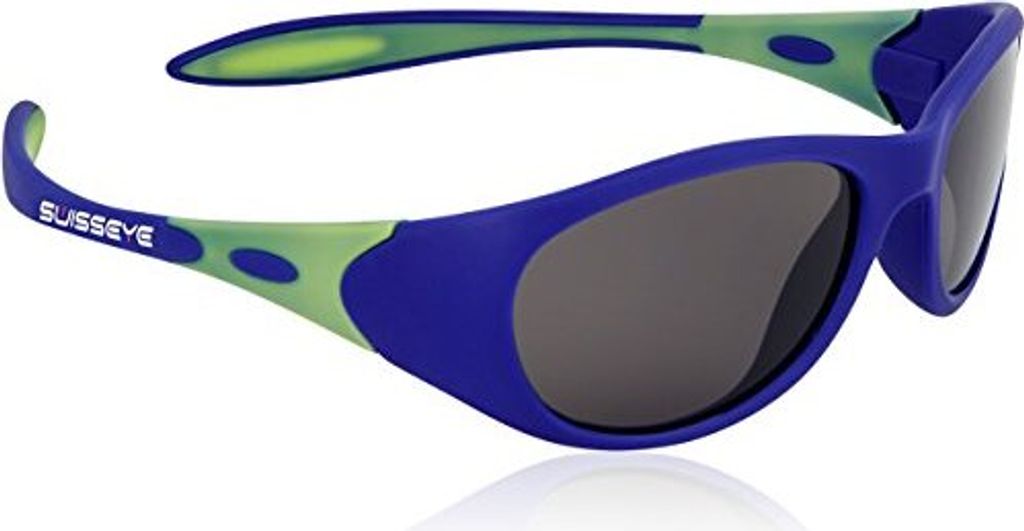 Swiss Eye Kindersonnenbrille Toddler Fassung blue matt / green Scheibe smoke