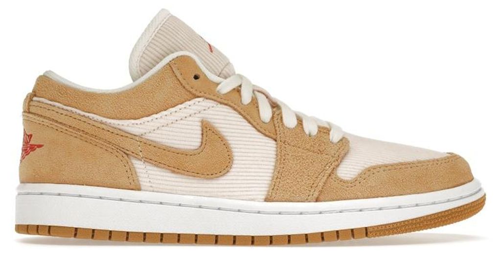 Jordan 1 Low SE Twine Orange Quartz Corduroy (Women's) - EU Produktbild 