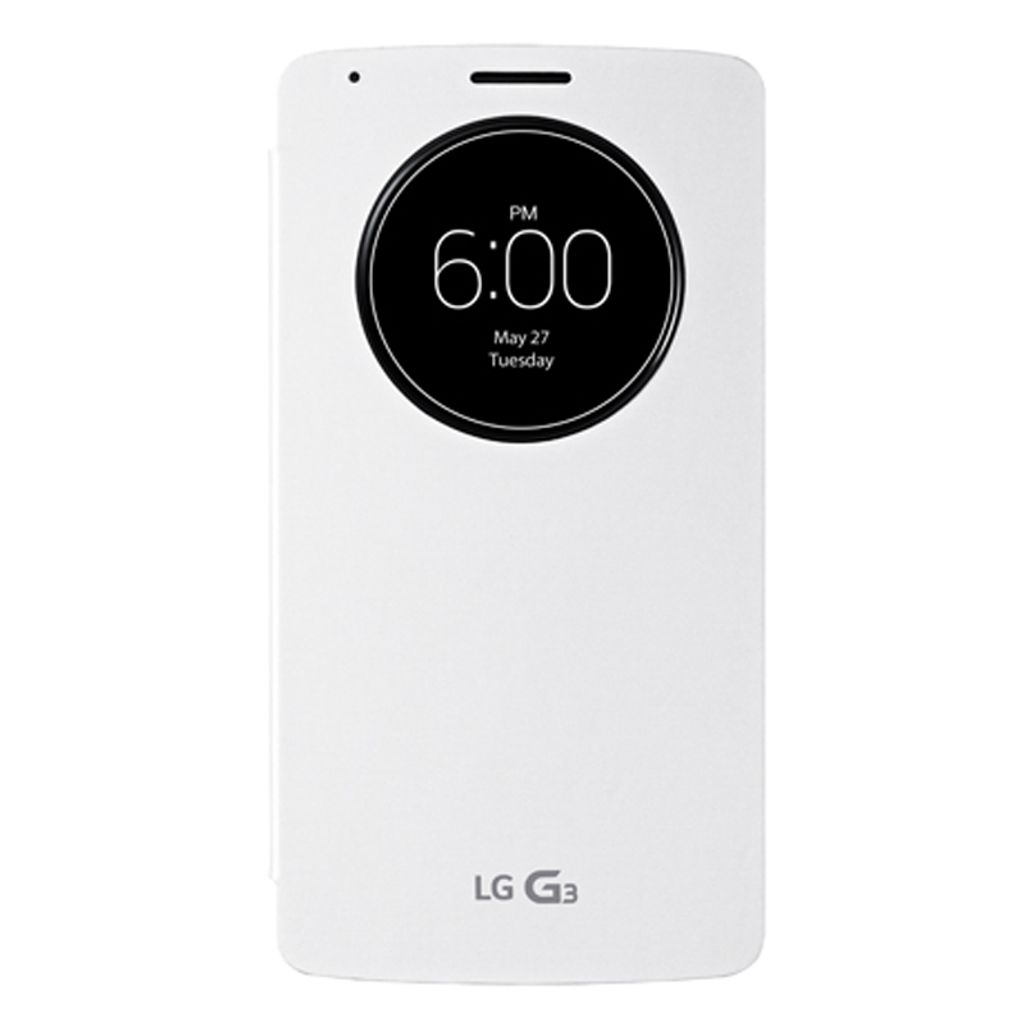 LG Flip-Tasche QuickCircle CCF-490G für G3s weiß