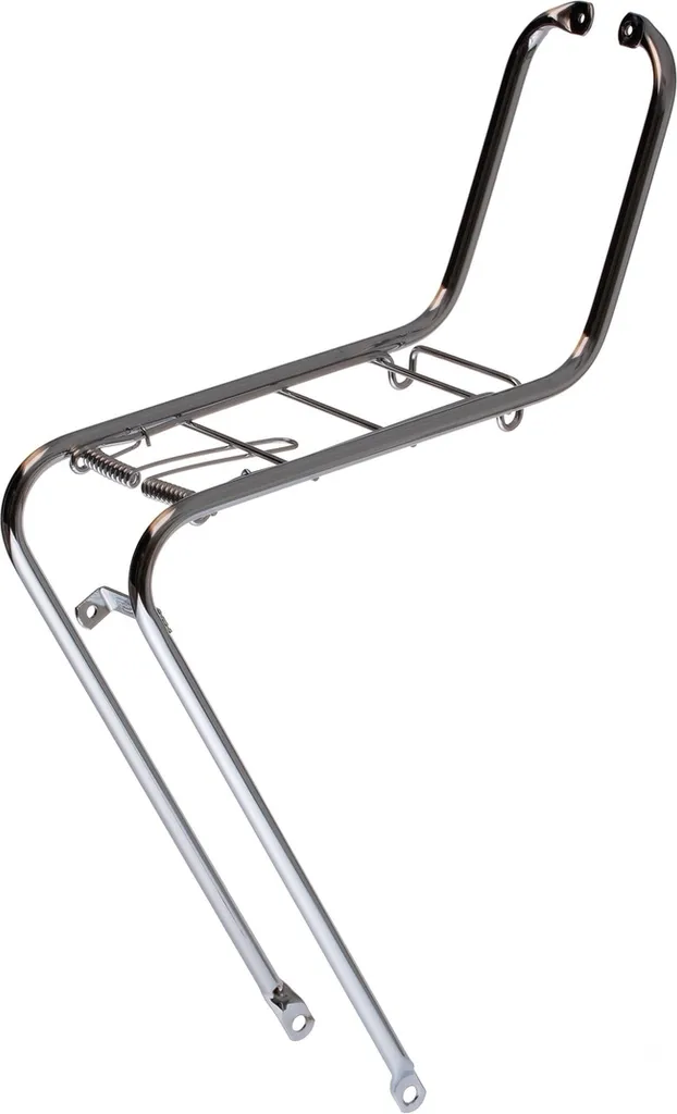 Porte-paquets Steco Chrome en Acier Renforcé avec Fixation Axe