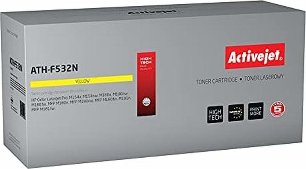 Activejet ATH-F532N Toner (Ersatz für HP 205A CF532A; Supreme; 900 Seiten; gelb)