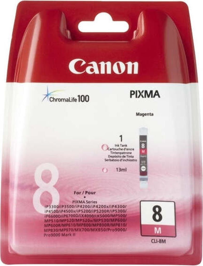 Original Tintenpatrone Canon CLI-8 Magenta Produktbild 