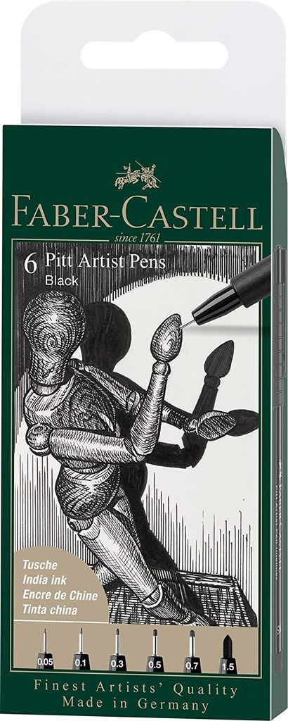 Faber-Castell FABER CASTELL TUSCHESTIFT PITT ARTIST PEN BRUSH SCHWARZ 199 NEU 
