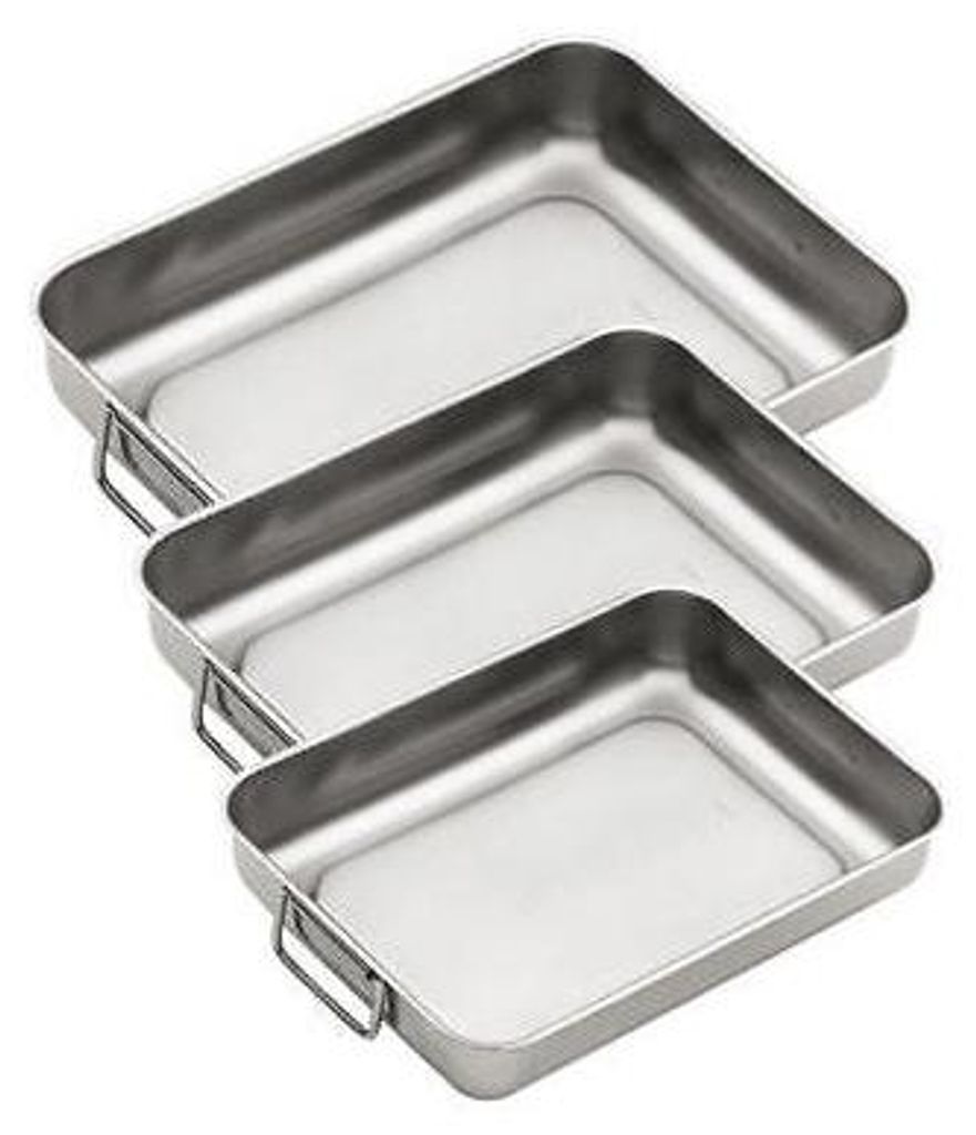 Set 3 Edelstahlplatten, A12402130, Hervorragende Produktbild 