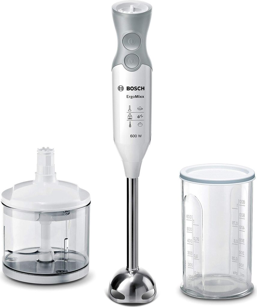 Bosch ErgoMixx MSM66120 ponorný mixér 600 W šedý, bílý Obrázek produktu 