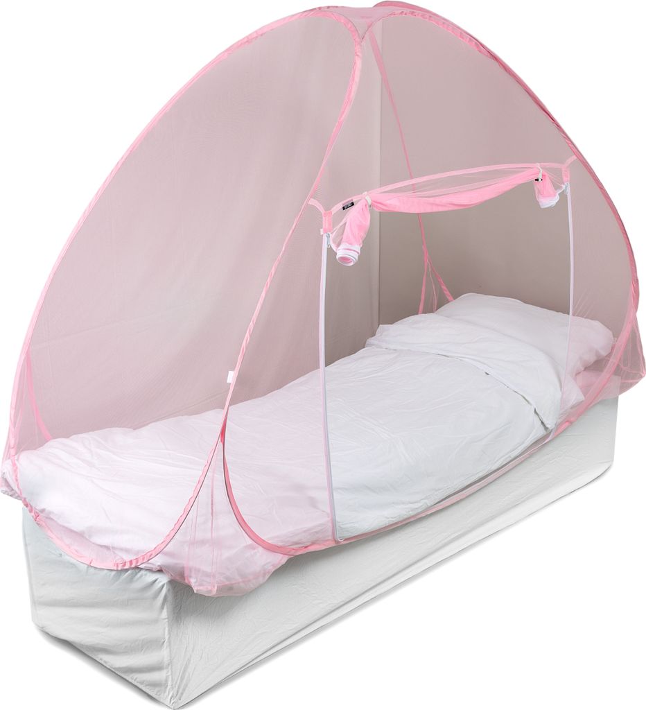 Deconet Tenda pop-up con zanzariera I, rosa, 1 persona Immagine del prodotto 