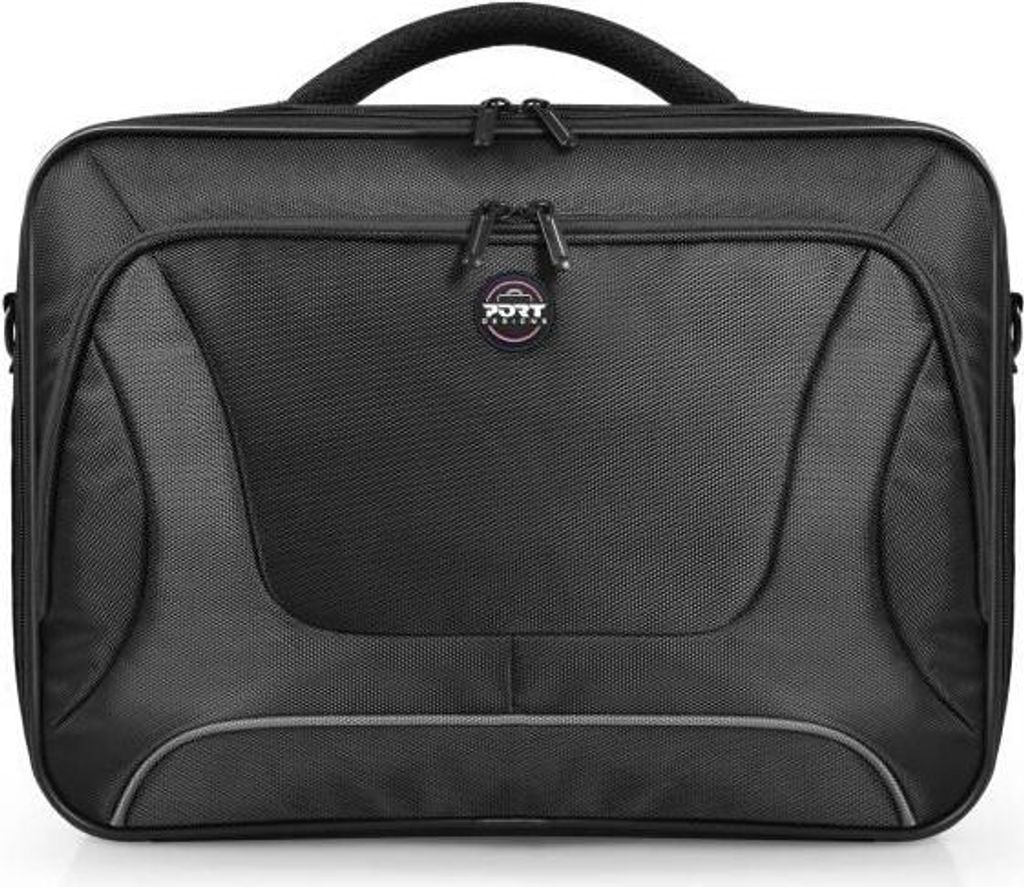 Laptoptasche, PORT DESIGNS Courchevel Clamshell, 15.6 Zoll, Schwarz