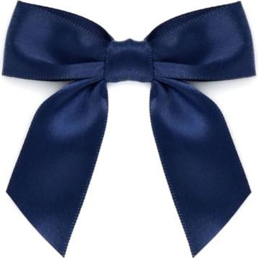 SATINBAND SELBSTKLEBEND Marineblau 80 mm 10 Stück Dekorativ Geschenk