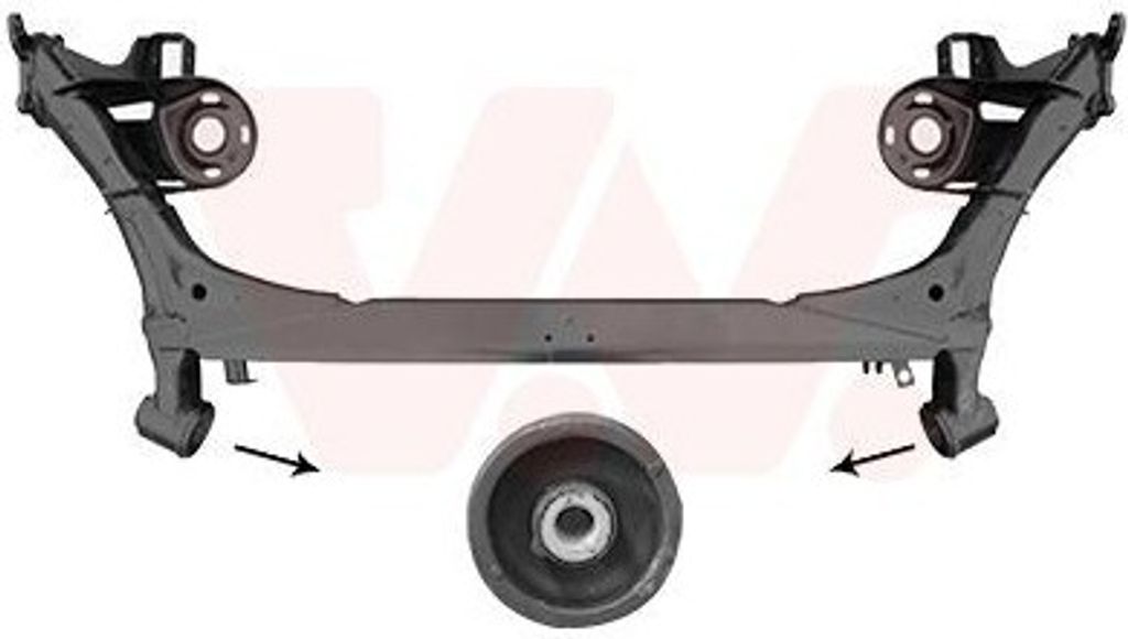 VAN WEZEL Achsträger 5880629 Hinten für VW Golf IV Schrägheck (1J1)