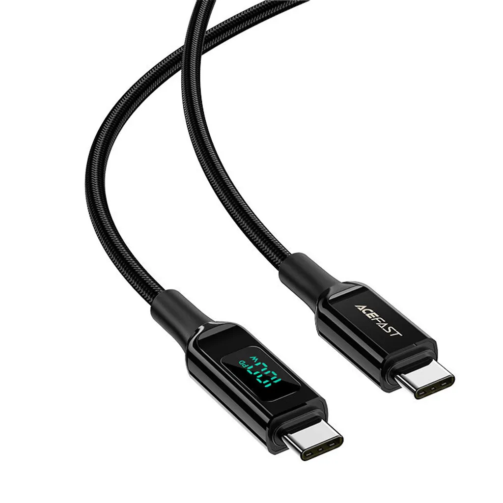 Acefast C6-03 Cavo USB-C 100W PD con Display LED - Ricarica Rapida 5A 2m