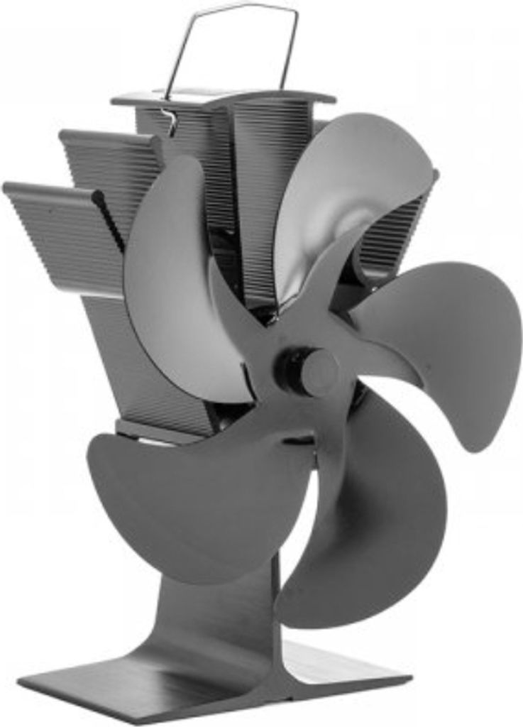 HS Flamingo FLAMINGO ventilateur de poêle à cinq pales noir Image du produit 