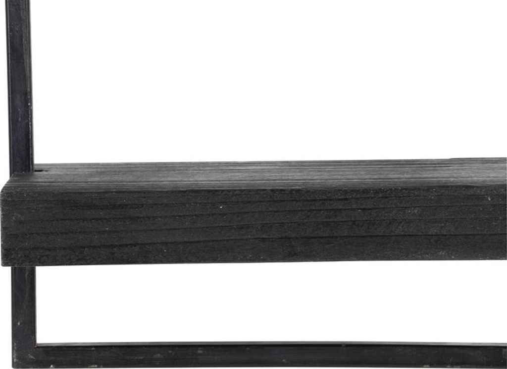 Light&living Wandplank 30x15x50 cm MADDISON hout mat zwart