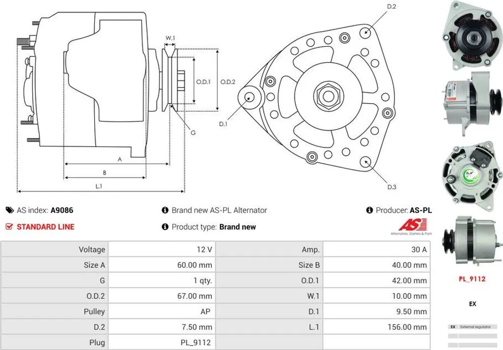 Bobine sèche renforcée pour Citroën 2CV 0.6 Dyane Mehari et Ami 8 - 5