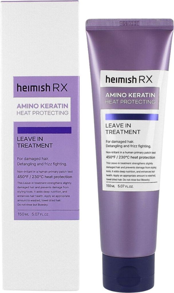 Heimish RX AMINO KERATIN HEAT PROTECTING LEAVE IN TREATMENT 150 ml - Leave-in-Conditioner zum Schutz vor hohen Temperaturen