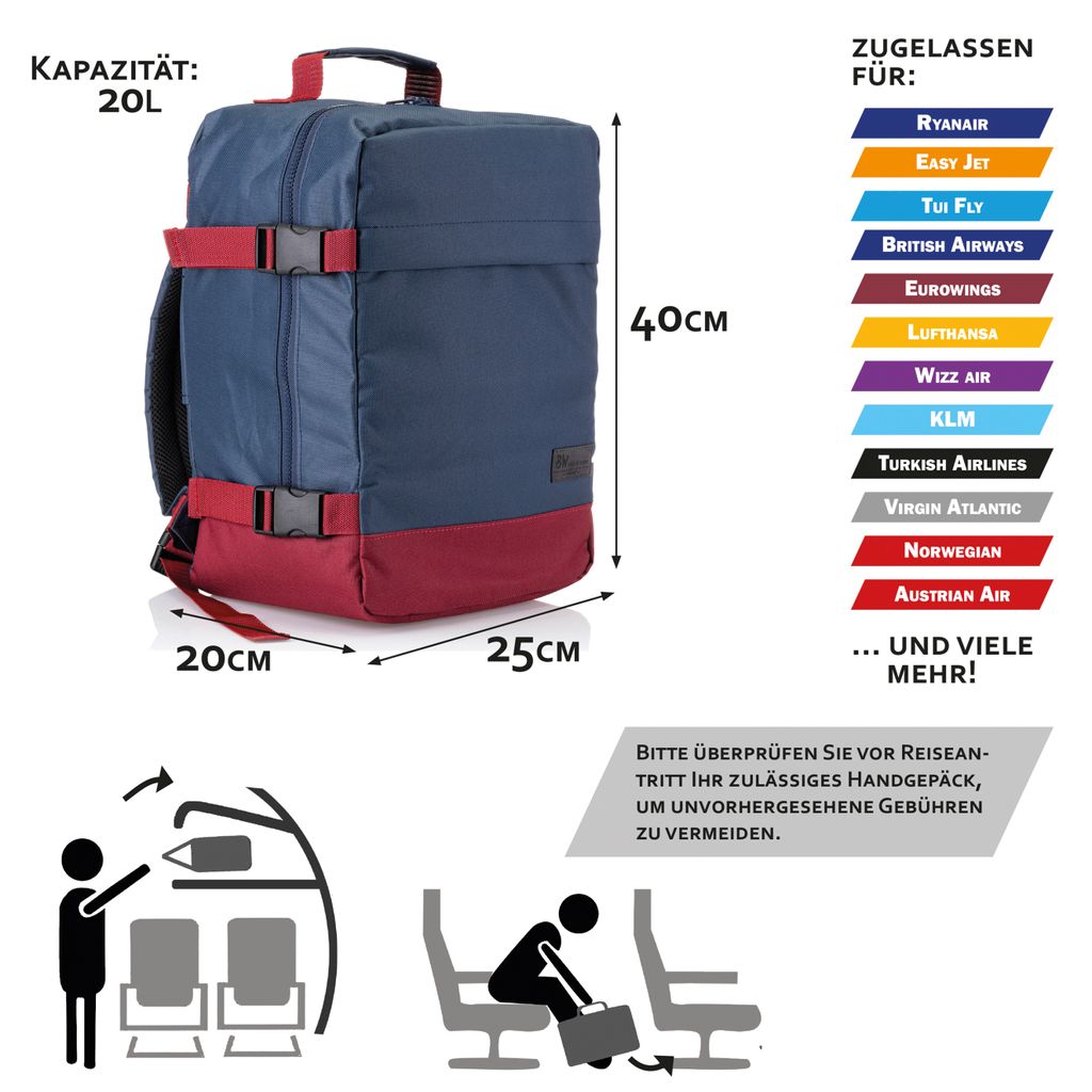 SUCIKORIO Reisetasche Mit Rollen Groß 85L 3 IN 1 Handgepäck Tasche mit Kofferorganizer