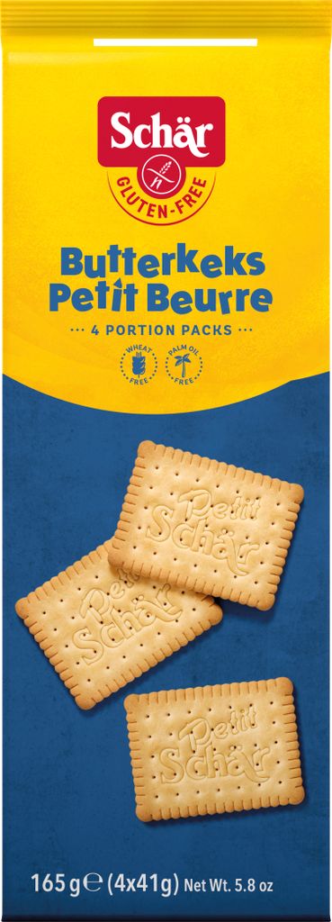 Schär BUTTERKEKS PETIT BEURRE - 165g Produktbild 