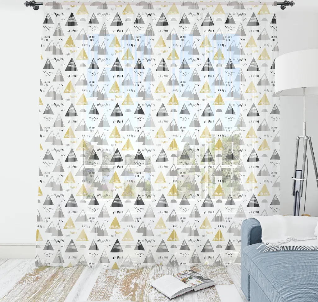 Arazzo Spirituale Montagna ABAKUHAUS - Arte Astratta Satin 135x274