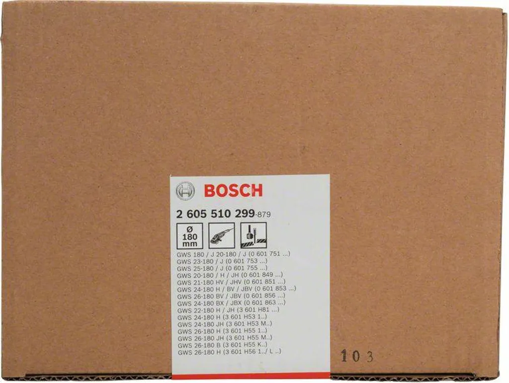 Accessorio Bosch GWS: Coperchio Protezione Ø 230 con Piastra - 7