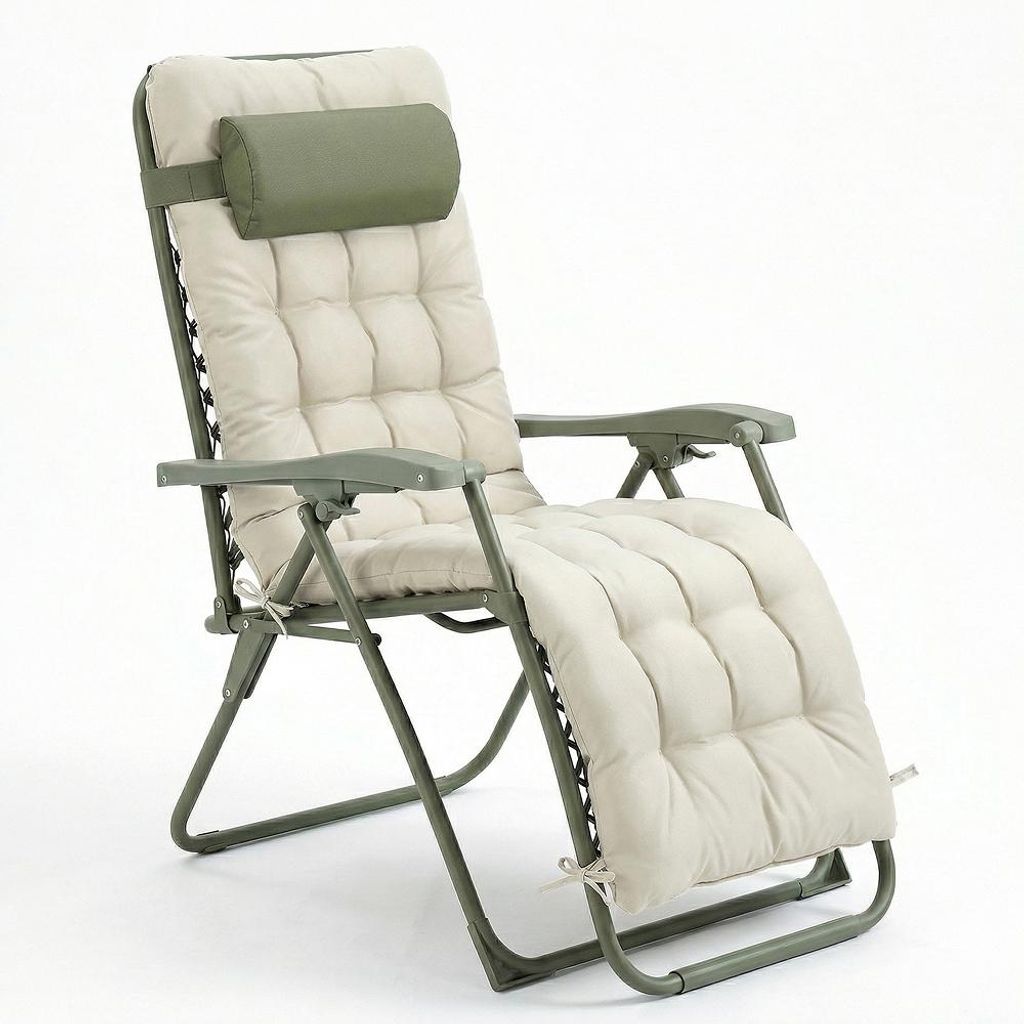 CASABEL chaise pliante Zéro Gravité Vert sauge avec Image du produit 