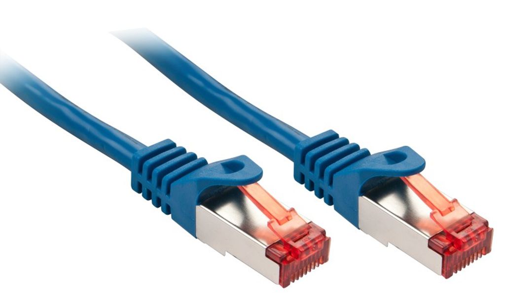 LINDY Patchkabel Cat6 S/FTP Basic blau 0.50m Produktbild 