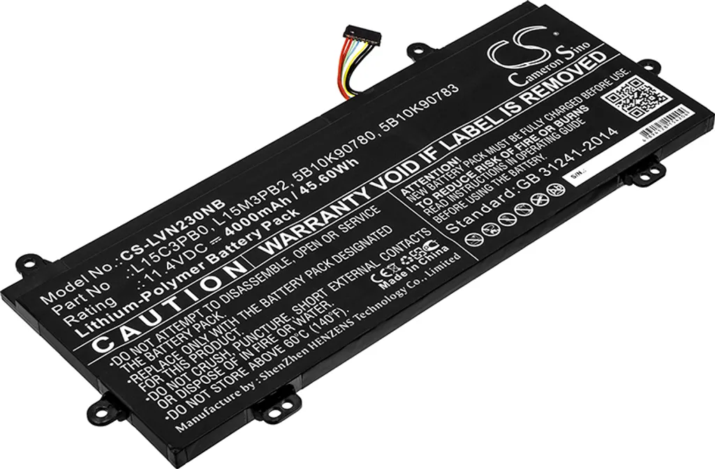 Batteria TECHTEK Compatibile Lenovo N22 N23 | Qualità Garantita 11.4V