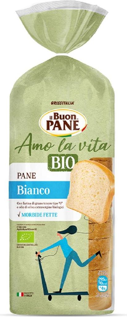 CHLEB TOSTOWY KROJONY BIO 400 g - IL BUON PANE