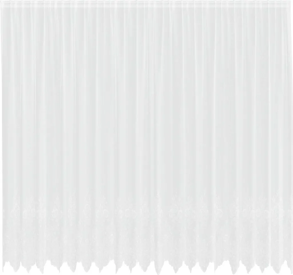 Tendaggio Floral in Pizzo Bianco 300 x 500 cm vidaXL | Arredo Shabby