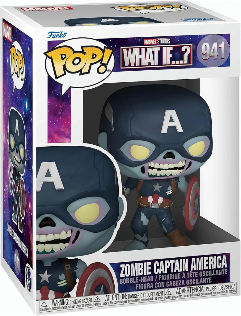 Funko Pop! What If Zombie Captain America 941 Zdjęcie produktu 