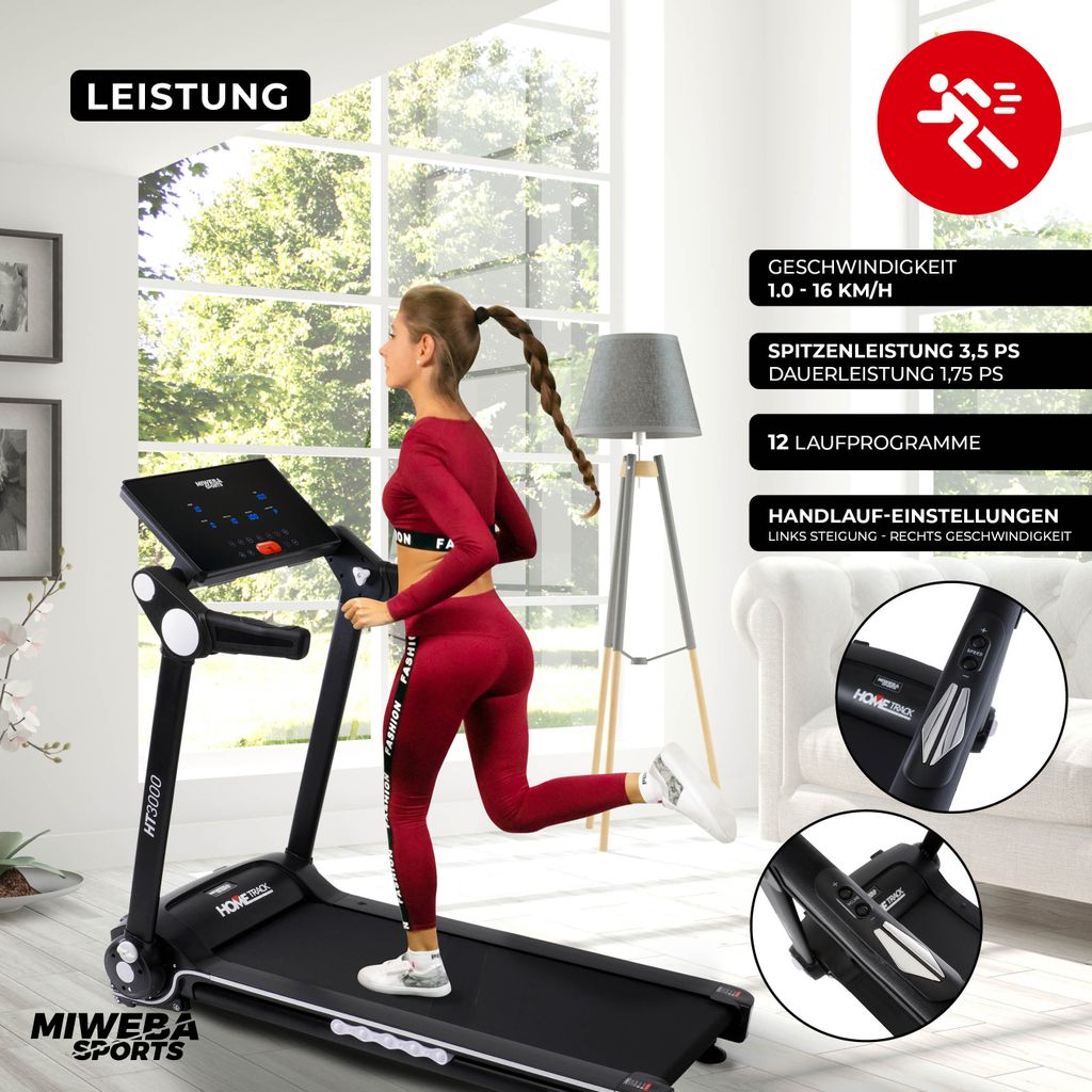 Miweba Sports Laufband Home Track HT3000 | Klappbar - Produktbild 5