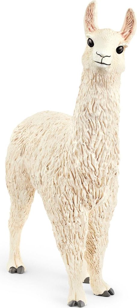schleich 17086 Lama Figur - Tiere Set - Detailreiche und Robuste Tierfigur, Bauernhof Spielzeug für Jungen und Mädchen ab 3 Jahren