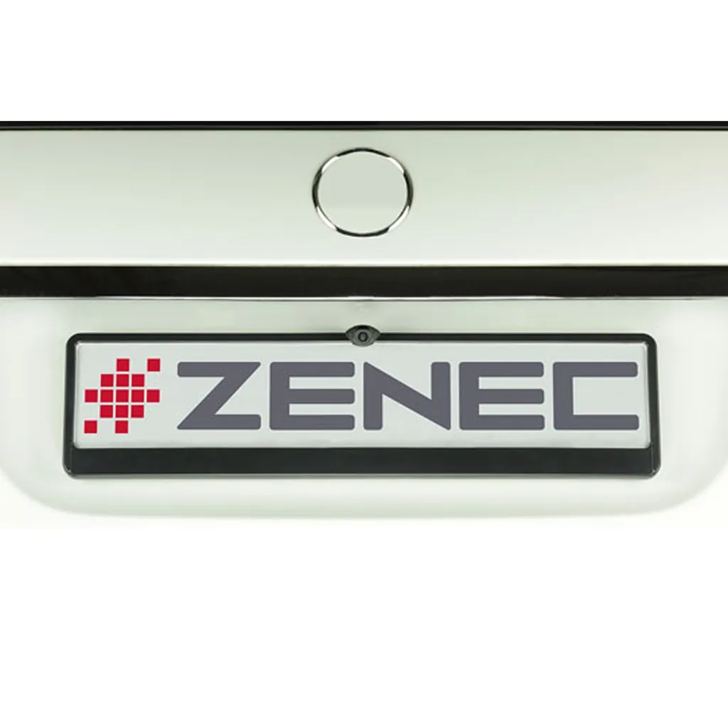 Caméra de recul pour plaque d'immatriculation auto Zenec noire - 3