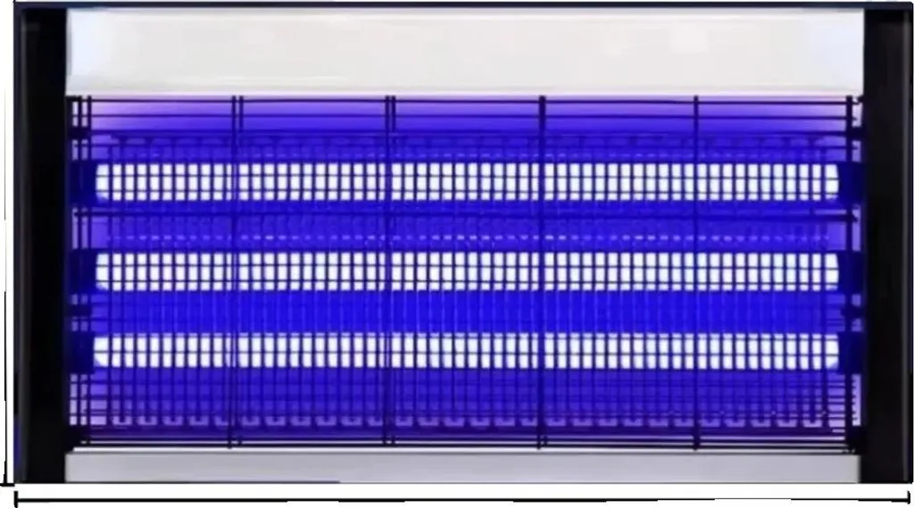 Lampe UV anti-moustiques 60W puissante, piège intérieur/extérieur robuste