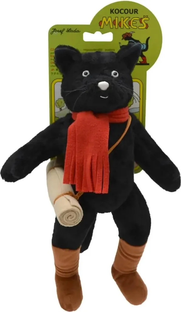 Peluche Puss Mikes 35cm Grand Format - Doudou Géant et Coussin Moelleux