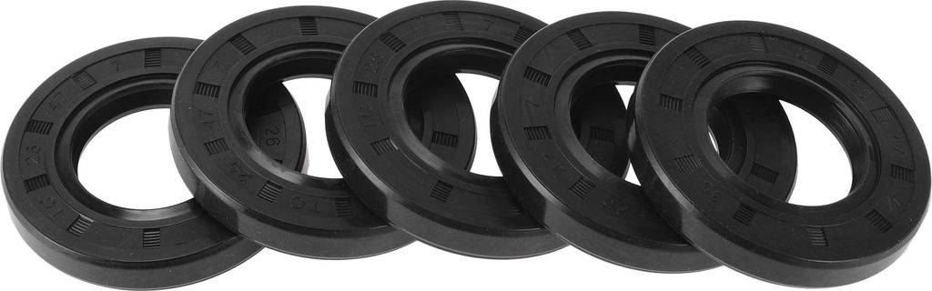 5 Stück Drehwellendichtung Hochdruck-Öldichtung 25x47x7mm Schwarz Nitril 70 Durometer Gummi