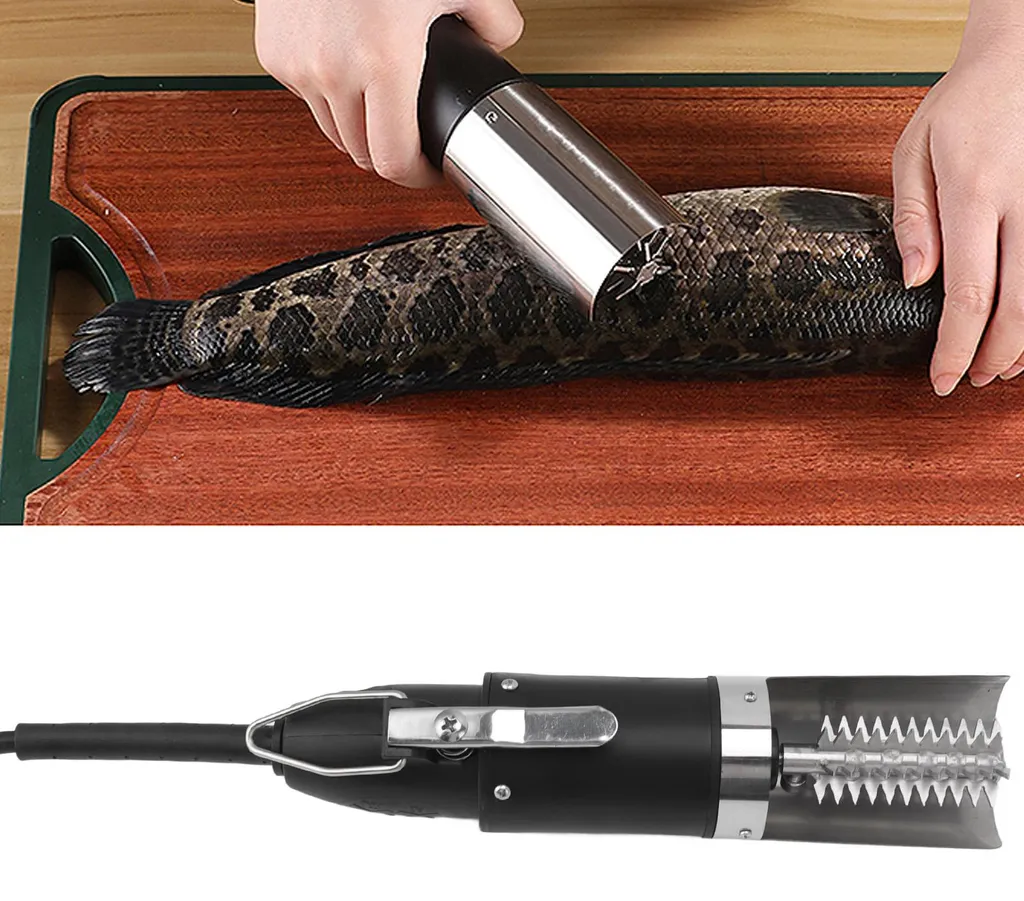 Écailleur de poisson électrique pour cuisine maison et usage extérieur - 5