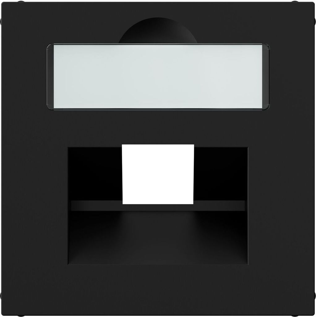 Legrand 765358 SEANO Abdeckung 1x RJ45 f Datendosen Fremdfabrikate sw lackiert
