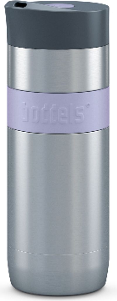 Thermosbecher, 0,37 L, Lavendelblau, Doppelwandig, vakuumisoliert - Boddels | Koffje