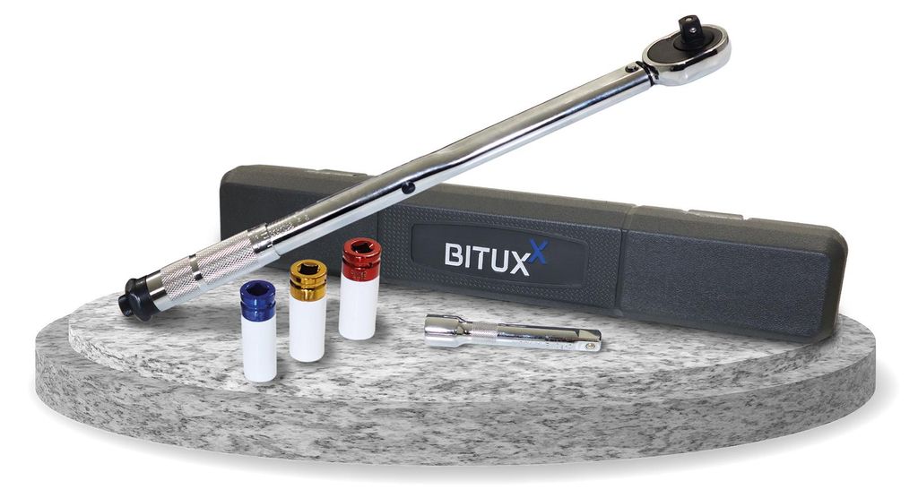 Bituxx Drehmomentschlüssel Set 4tlg, Felgenschutznüsse, Produktbild 