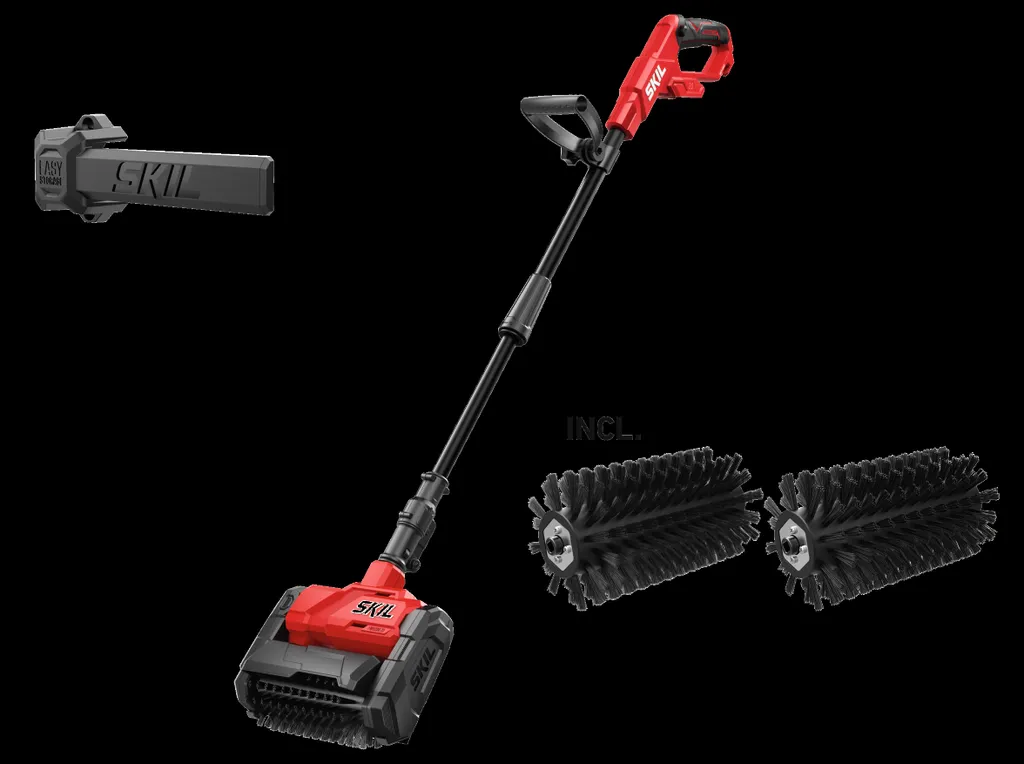 Nettoyeur de terrasse sans fil SKIL 0680CA avec brosse pour surfaces