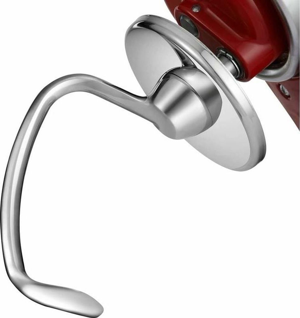 Knethaken aus Edelstahl für KitchenAid 4,5–5 Quart Standmixer mit kippbarem Kopf, Ersatzteile, spülmaschinenfest (ersetzt K45DH)