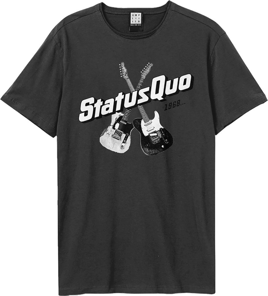 Amplified - "Timeless Badge" T-Shirt für Herren/Damen Uni GD2288 (XL) (Holzkohle)