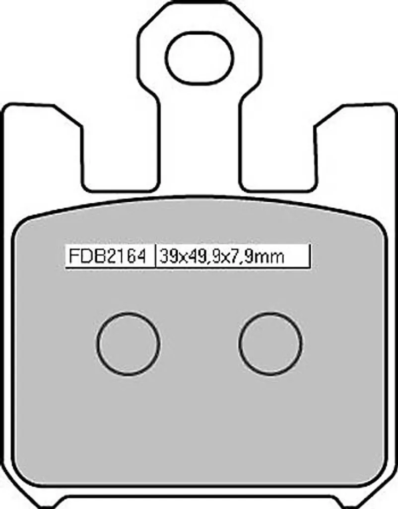 Plaquettes de Frein Frittées FDB 2164 ST Ferodo Sinter 4 Unités