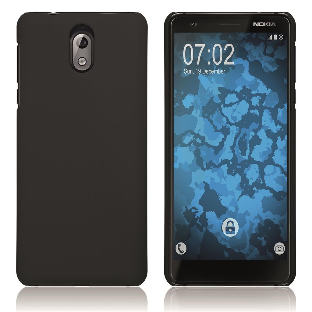PhoneNatic Case kompatibel mit  Nokia 3.1 - Hülle schwarz Produktbild 